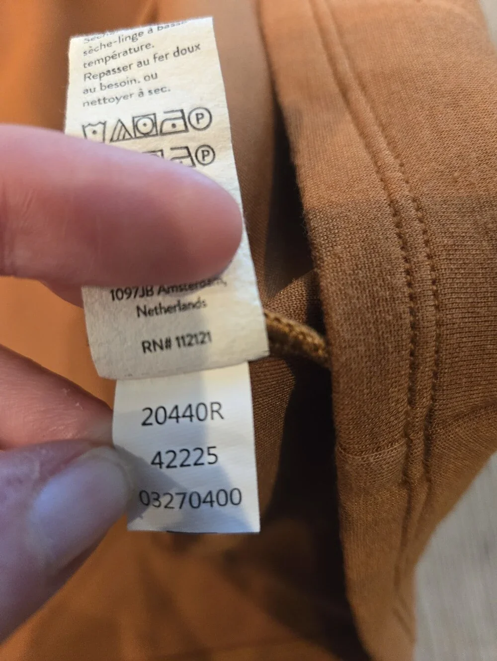 SPANX Airessentials Crewneck Tee Burnt Orange Sz 2X
